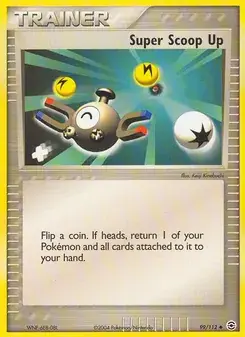 Super Scoop Up 99/112 FireRed & LeafGreen Pokémon card