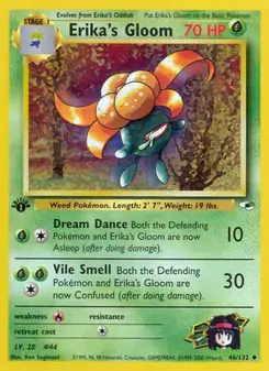 Erika's Gloom 46/132 Gym Heroes Pokémon card