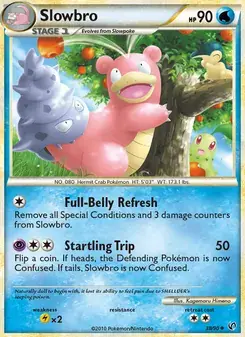 Slowbro 38/90 Undaunted Pokémon card