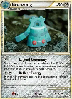 Bronzong 15/102 Triumphant Pokémon card