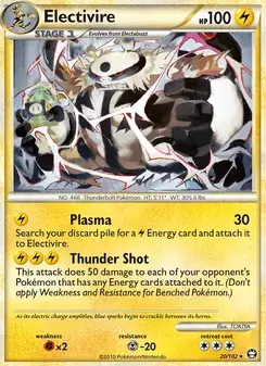 Electivire 20/102 Triumphant Pokémon card