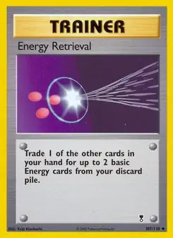 Energy Retrieval 107/110 Legendary Collection Pokémon card