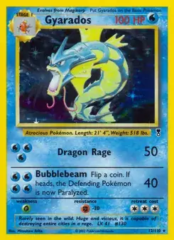 Gyarados 12/110 Legendary Collection Pokémon card