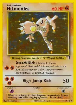 Hitmonlee 13/110 Legendary Collection Pokémon card