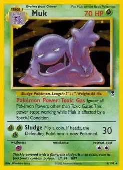 Muk 16/110 Legendary Collection Pokémon card