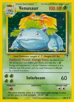 Venusaur 18/110 Legendary Collection Pokémon card