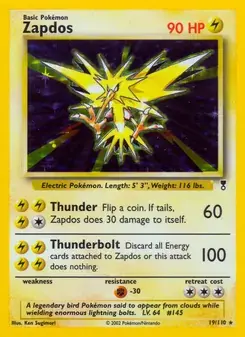 Zapdos 19/110 Legendary Collection Pokémon card