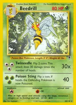 Beedrill 20/110 Legendary Collection Pokémon card