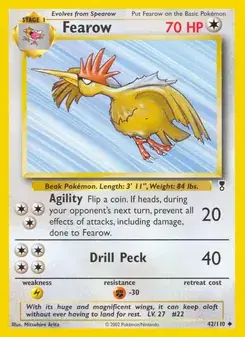 Fearow 42/110 Legendary Collection Pokémon card