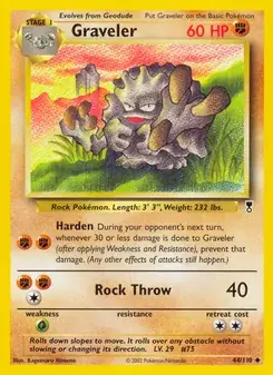 Graveler 44/110 Legendary Collection Pokémon card