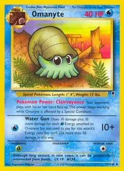 Omanyte 57/110 Legendary Collection Pokémon card