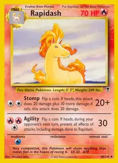 Rapidash 60/110 Legendary Collection Pokémon card