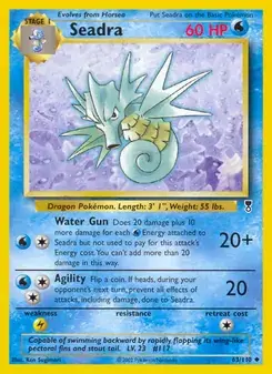Seadra 63/110 Legendary Collection Pokémon card