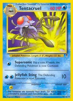 Tentacruel 66/110 Legendary Collection Pokémon card