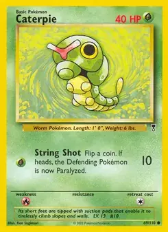 Caterpie 69/110 Legendary Collection Pokémon card