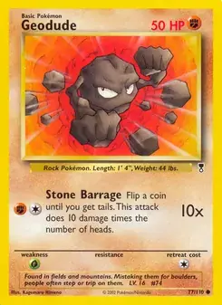 Geodude 77/110 Legendary Collection Pokémon card