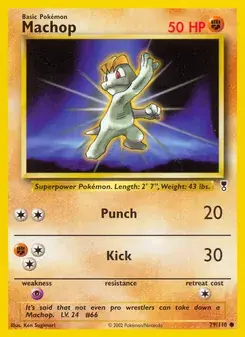 Machop 79/110 Legendary Collection Pokémon card
