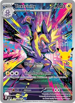 Toxtricity 134/128 30th Celebration Pokémon card