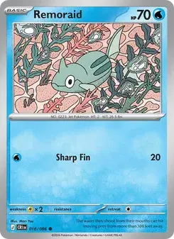 Remoraid 016/86 Chaos Rising Pokémon card