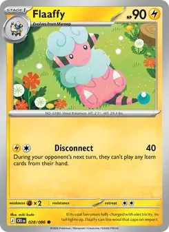 Flaaffy 028/86 Chaos Rising Pokémon card