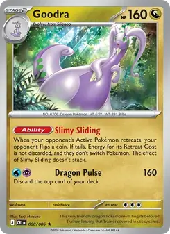 Goodra 068/86 Chaos Rising Pokémon card