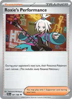 Roxie's Performance 081/86 Chaos Rising Pokémon card