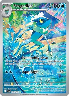 Frogadier 089/86 Chaos Rising Pokémon card