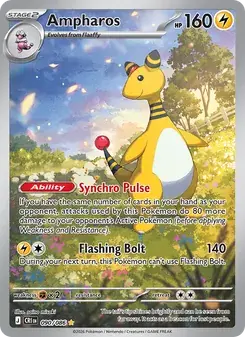 Ampharos 090/86 Chaos Rising Pokémon card