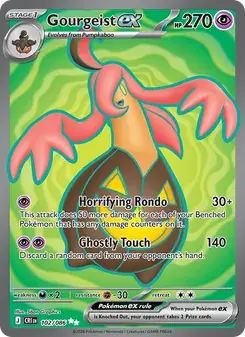 Gourgeist ex 102/86 Chaos Rising Pokémon card