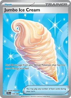Jumbo Ice Cream 109/86 Chaos Rising Pokémon card