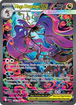 Mega Dragalge ex 118/86 Chaos Rising Pokémon card