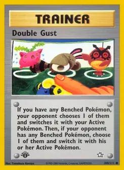 Double Gust 100/111 Neo Genesis Pokémon card
