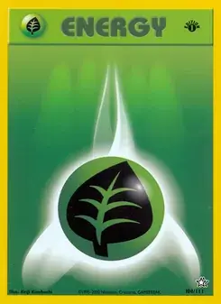 Grass Energy 108/111 Neo Genesis Pokémon card