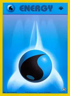 Water Energy 111/111 Neo Genesis Pokémon card