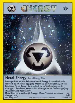 Metal Energy 19/111 Neo Genesis Pokémon card