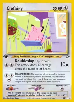 Clefairy 30/111 Neo Genesis Pokémon card