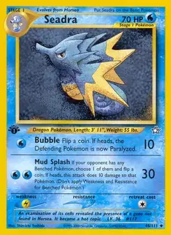 Seadra 48/111 Neo Genesis Pokémon card