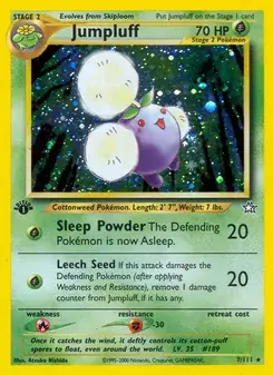 Jumpluff 7/111 Neo Genesis Pokémon card