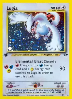Lugia 9/111 Neo Genesis Pokémon card