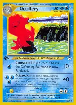 Octillery 34/64 Neo Revelation Pokémon card