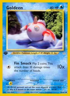 Goldeen 45/64 Neo Revelation Pokémon card