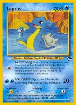 Lapras 12/18 Southern Islands Pokémon card