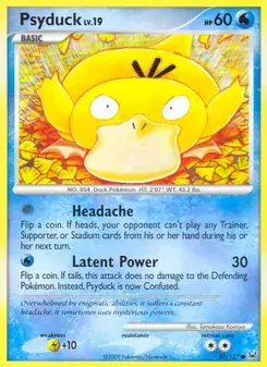 Psyduck 87/127 Platinum Pokémon card