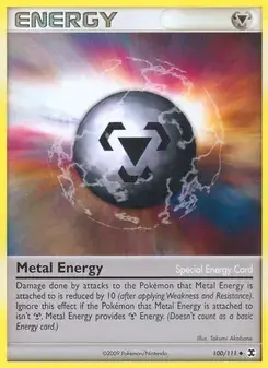 Metal Energy 100/111 Rising Rivals Pokémon card