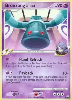Bronzong E4 16/111 Rising Rivals Pokémon card
