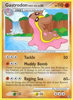 Gastrodon West Sea 22/111 Rising Rivals Pokémon card
