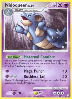 Nidoqueen 30/111 Rising Rivals Pokémon card