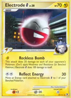 Electrode G 39/111 Rising Rivals Pokémon card