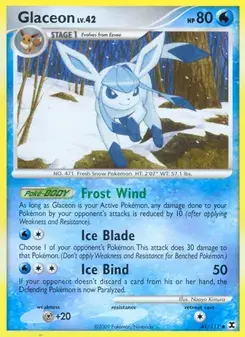 Glaceon 41/111 Rising Rivals Pokémon card