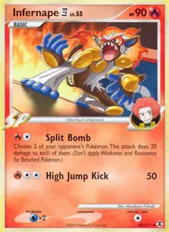Infernape E4 43/111 Rising Rivals Pokémon card